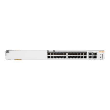 HPE Aruba Instant On 1960 24G 20p Class4 4p Class6 PoE 2XGT 2SFP+ 370W Switch - Switch - L3 Lite - managed - 24 x 10/100/1000 + 2 x 10 Gigabit SFP+ + 2 x 100/1000/10GBase-T - an Rack montierbar - PoE (370 W) HPE Renew Produkt,  der Klasse 4 4p der Klasse