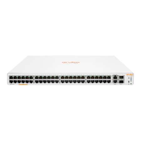 HPE Aruba Instant On 1960 48G 2XGT 2SFP+ Switch HPE Renew Produkt,  Switch - L2+ - Smart - 48 x 10/100/1000 + 2 x 10 Gigabit SFP+ + 2 x 10 Gigabit Ethernet - Desktop - an Rack montierbar