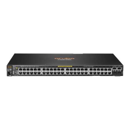 HPE Aruba 2530-48-PoE+ - Switch - managed - 48 x 10/100 + 2 x Kombi-Gigabit-SFP + 2 x 10/100/1000 HPE Renew Produkt,  Desktop - an Rack montierbar - wandmontierbar - PoE+