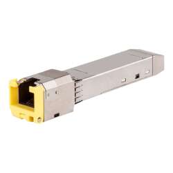 HPE Aruba Cat5e - SFP (Mini-GBIC)-Transceiver-Modul HPE Renew Produkt,  1GbE - 1000Base-T - RJ-45 - bis zu 100 m - für Edgeline e920; HPE Aruba 6000 12 - 6000 24 - 6000 48 - 6200F 12 - 6200M 24; CX 10000 - 8360