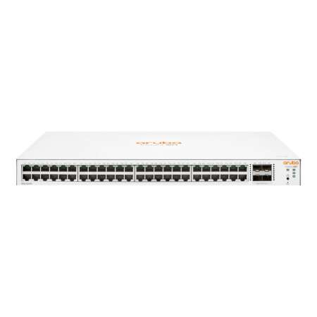 HPE Networking Instant On 1830 48G 4SFP Switch HPE Renew Produkt,  Switch - Smart - 48 x 10/100/1000 + 4 x Gigabit SFP - Desktop - an Rack montierbar