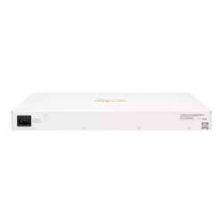 HPE Aruba Instant On 1830 24G 12p Class4 PoE 2SFP 195W Switch - Switch - Smart - 12 x 10/100/1000 + 12 x 10/100/1000 (PoE+) HPE Renew Produkt,  + 2 x Gigabit SFP - Desktop - an Rack montierbar - PoE+ (195 W)
