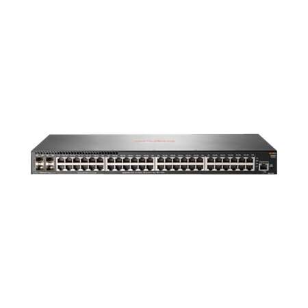 HPE Aruba 2930F 48G 4SFP+ - Switch - L3 - managed - 48 x 10/100/1000 + 4 x 1 Gigabit/10 Gigabit SFP+ (Uplink) HPE Renew Produkt,  an Rack montierbar