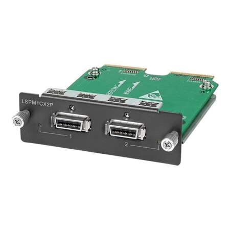 HPE Local Connect Module - Erweiterungsmodul HPE Renew Produkt,  10GBase-CX4 x 2 - für HPE 5120-24 - 5120-48 - 5500-24 - 5500-48
