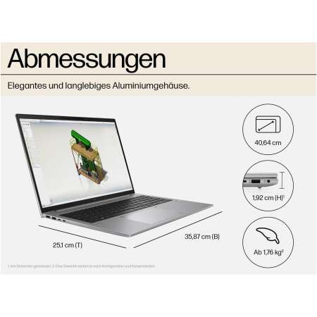 HP HP ZBook Firefly 16 G10 Intel Core i7-1370P, 16.0" WUXGA (1920 x 1200), AG, 400 nits, 64GB, 1TB, Active SmardCard, Wi-Fi 6E, WWAN 5G, Windows11 Pro, Garantie: 3 Jahre vor-Ort Service