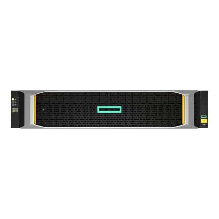 HPE Modular Smart Array 2062 10GbE iSCSI SFF Storage - Festplatten-Array - 3.84 TB - 24 Schächte (SAS-3) HPE Renew Produkt,  SSD 1.92 TB x 2 - iSCSI (10 GbE) (extern) - Rack - einbaufähig - 2U