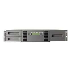 HPE StorageWorks MSL2024 - Bandbibliothek - LTO Ultrium HPE Renew Produkt,  max. Anzahl von Laufwerken: 2 - Rack - einbaufähig - 2U - Barcode-Leser - für ProLiant DL120 G7 - DL120 G7 Base - DL120 G7 Entry - DL120 G7 Performance