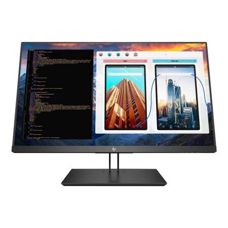 HP Z27 - LED-Monitor - 68.58 cm (27") - 3840 x 2160 4K UHD (2160p) HPE Renew Produkt,  @ 60 Hz - IPS - 350 cd/m² - 1300:1 - 8 ms - HDMI - DisplayPort - Mini DisplayPort - USB-C - Black Pearl - Sonderaktion - für HP t240 - t640; Elite Slice for Meeting Roo