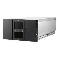 HPE StoreEver MSL6480 Scalable Base Module - Bandbibliothek HPE Renew Produkt,  Steckplätze: 80 - keine Bandlaufwerke - max. Anzahl von Laufwerken: 6 - Rack - einbaufähig - 6U