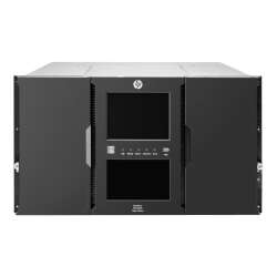 HPE StoreEver MSL6480 Scalable Base Module - Bandbibliothek HPE Renew Produkt,  Steckplätze: 80 - keine Bandlaufwerke - max. Anzahl von Laufwerken: 6 - Rack - einbaufähig - 6U
