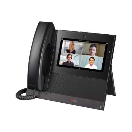 HP Poly CCX 700 OpenSIP (OpenBox) - VoIP-Telefon - mit Digitalkamera mit Rufnummernanzeige/Anklopffunktion SIP - RTCP - RTP - 24 Leitungen - Schwarz