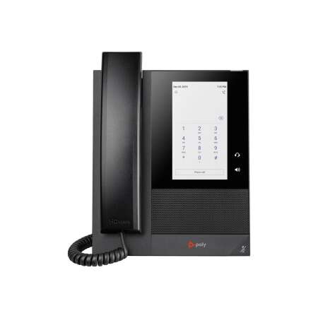 HP Poly CCX 400 (Open Box) - Für Microsoft Teams - VoIP-Telefon mit Rufnummernanzeige/Anklopffunktion SIP - SDP - 24 Leitungen - Schwarz
