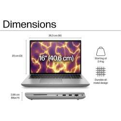 HP ZBook Fury 16 G9 / Intel Core i7-12850HX 16C /...