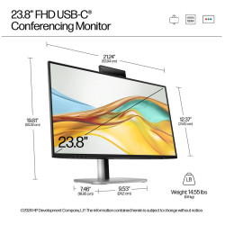 HP 524pm Docking Display, 23.8" FHD, IPS, 350 nits,...