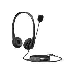 HP G2 - Headset - On-Ear - kabelgebunden - USB - nachtschwarz - für HP 245 G9, 256 G8, 25X G9, 34, 470 G9; EliteBook 1040 G9, 65X G9; ProBook 44X G9, 45X G9