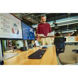 HP 725 Multi-Device Rechargeable Wireless Keyboard - Tastatur - USB Typ C