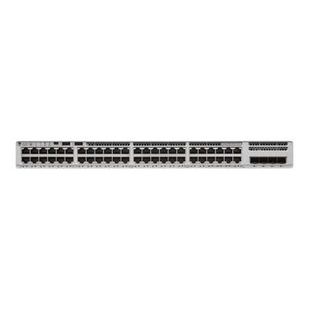 Cisco Catalyst 9200L - Network Essentials - Switch - L3 - 48 x 10/100/1000 (PoE+) HPE Renew Produkt,  + 4 x Gigabit SFP (Uplink) - an Rack montierbar - PoE+ (1440 W)