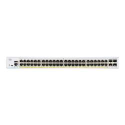 Cisco Business 250 Series CBS250-48P-4G - Switch - L3 - Smart - 48 x 10/100/1000 (PoE+) HPE Renew Produkt,  + 4 x Gigabit SFP - an Rack montierbar - PoE+ (370 W)