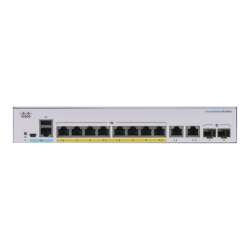 Cisco Business 250 Series CBS250-8P-E-2G - Switch - L3 - Smart - 8 x 10/100/1000 (PoE+) HPE Renew Produkt,  + 2 x Combo Gigabit Ethernet/Gigabit SFP - an Rack montierbar - PoE+ (67 W)