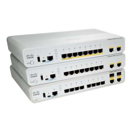 Cisco Catalyst Compact 2960CPD-8TT-L - Switch HPE Renew Produkt,  managed - 8 x 10/100 + 2 x 10/100/1000 - Desktop