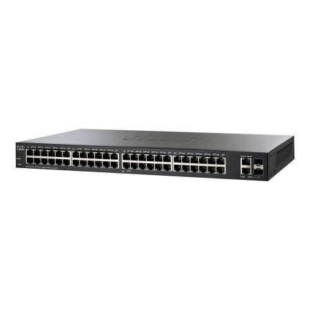 Cisco 220 Series SG220-50 - Switch - managed HPE Renew Produkt,  48 x 10/100/1000 + 2 x Kombi-Gigabit-SFP - Desktop - an Rack montierbar