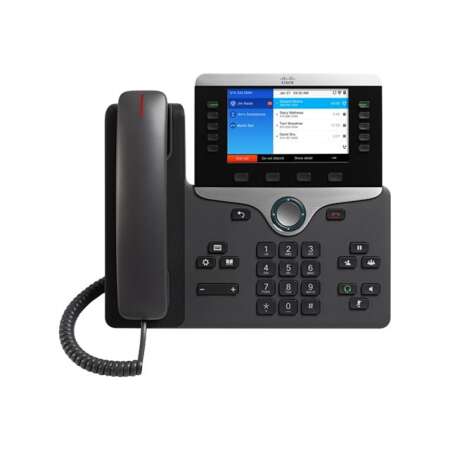 Cisco IP Phone 8861 - VoIP-Telefon - IEEE 802.11a/b/g/n/ac (Wi-Fi) HPE Renew Produkt,  SIP - RTP - SDP - 5 Leitungen - holzkohlefarben  - wiederaufbereitet