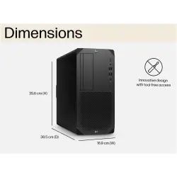 HP Z2 G9 Tower Workstation (Open Box) Autodesk certified, Intel Core i7-14700K,- 32 GB, Intel UHD, 1TB NVMe SSD, - Windows 11 Professional HP Vor Ort Garantie bis 01/2028