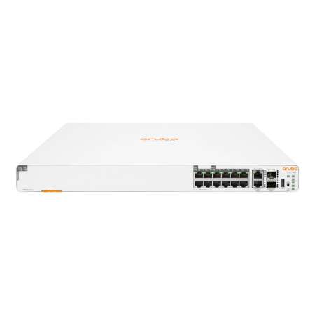 HPE Aruba Instant On 1960 - Switch - managed - 4 x 2.5GBase-T + 8 x 100/1000/10GBase-T + 2 x 100/1000/10GBase-T + 2 x 10 Gigabit SFP+ - an Rack montierbar - PoE (480 W) 10 Gbps - Ethernet; PoE - 1 HE HPE Aruba Instant On 1960 - Switch - managed - 4 x 2.5G