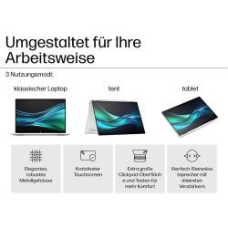 HP EliteBook x360 1040 G8 (gebraucht) Intel Core i7-1165G7 2.80GHz, 14" FHD Touchscreen, 16GB LPDDR4X, 512GB SSD, Windows 10 Pro, Schweizer Tastaturlayout