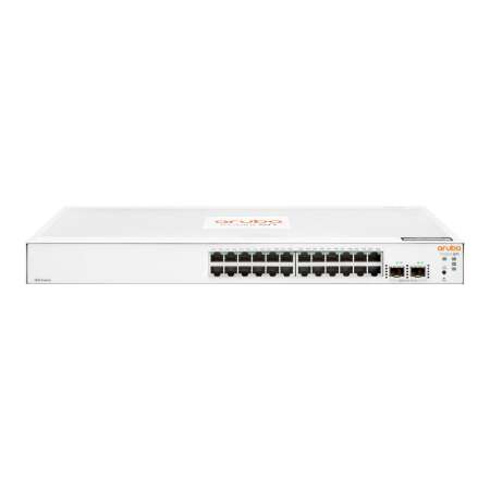 HPE Networking Instant On 1830 24G 2SFP Switch HPE Renew Produkt,  Switch - Smart - 24 x 10/100/1000 + 2 x Gigabit SFP - Desktop - an Rack montierbar