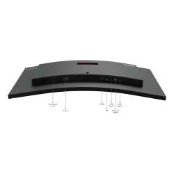 Lenovo ThinkVision T34w-30, 34" 21:9, 3440 x 1440, Vertical, 350 nits, 3000:1, HDMI, USB-C, RJ45, USB Hub