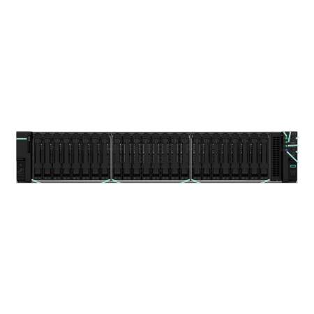 HPE ProLiant DL385 Gen11 - Server - Rack-Montage - 2U - zweiweg - 1 x EPYC 9224 / 2.5 GHz - RAM 32 GB - SATA/SAS/NVMe - Hot-Swap 6.4 cm (2.5") HPE Renew Produkt,  Schacht/Schächte - keine HDD - 1GbE - 10GbE - Monitor: keiner