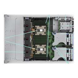 HPE ProLiant DL385 Gen11 - Server - Rack-Montage - 2U - zweiweg - 1 x EPYC 9224 / 2.5 GHz - RAM 32 GB - SATA/SAS/NVMe - Hot-Swap 6.4 cm (2.5") HPE Renew Produkt,  Schacht/Schächte - keine HDD - 1GbE - 10GbE - Monitor: keiner