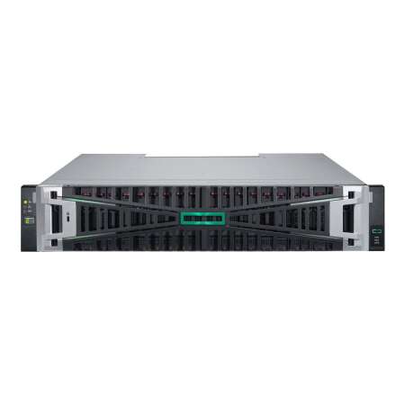 HPE Modular Smart Array 2070 16Gb Fibre Channel SFF Storage - Solid State Drive Array - 46 TB - 24 Schächte (SAS-3) HPE Renew Produkt,  SSD 3.84 TB x 12 - 16Gb Fibre Channel (extern) - Rack - einbaufähig - 2U