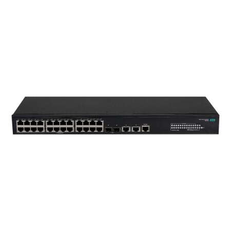 HPE FlexNetwork 5140 24G 2SFP+ 2XGT EI - Switch L3 - Smart - 24 x 10/100/1000 + 2 x 1 Gigabit / 10 Gigabit SFP+ + 2 x 10 Gigabit Ethernet - an Rack montierbar - BTO HPE FlexNetwork 5140 24G 2SFP+ 2XGT EI - Switch - L3 - Smart - 24 x 10/100/1000 + 2 x 1 Gi