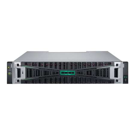 HPE Modular Smart Array 2072 16Gb Fibre Channel SFF Storage - 7th Generation - hybrider Serienspeicher - 3.84 TB - 24 Schächte (SAS-3) SSD 1.92 TB x 2 - 16Gb Fibre Channel (extern) - Rack - einbaufähig - 2U HPE Modular Smart Array 2072 16Gb Fibre Channel