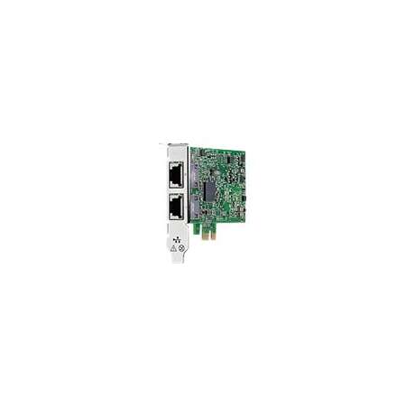 HPE 332T - Netzwerkadapter - PCIe 2.0 Low-Profile Gigabit Ethernet x 2 - für ProLiant DL360e Gen8 - DL360p Gen8 - DL385p Gen8 - ML350e Gen8 - ML350p Gen8 - SL250s Gen8 HPE 332T - Netzwerkadapter - PCIe 2.0 Low-Profile - Gigabit Ethernet x 2 - für ProLiant