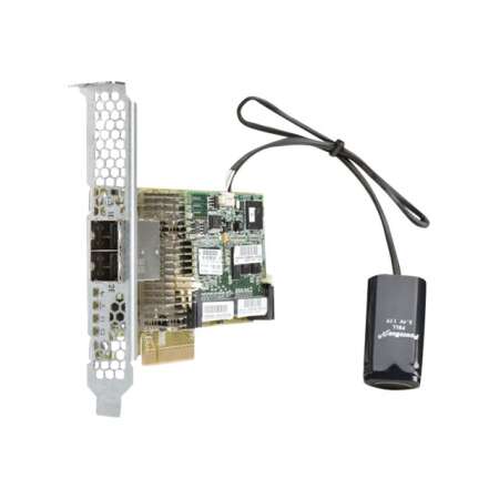 HPE Smart Array P431/4GB with FBWC - Speichercontroller (RAID) 8 Sender/Kanal - SATA 6Gb/s / SAS 12Gb/s - Low-Profile - RAID RAID 0 - 1 - 5 - 6 - 10 - 50 - 60 - 1 ADM - 10 ADM - PCIe 3.0 x8 - für ProLiant ML350e Gen8 v2 - ML350e Gen8 v2 Base HPE Smart Arr