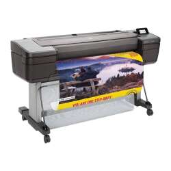 HP DesignJet Z6dr PostScript - 1118 mm (44") Grossformatdrucker - Farbe - Tintenstrahl - Rolle (111,8 cm) 2400 x 1200 dpi - bis zu 1.1 Min./Seite (einfarbig)/ bis zu 1.1 Min./Seite (Farbe) - Gigabit LAN - USB-Host - Cutter