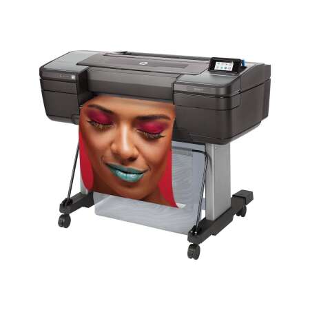 HP DesignJet Z9+ PostScript - 610 mm (24") Grossformatdrucker - Farbe - Tintenstrahl - Rolle (61 cm) 2400 x 1200 dpi - bis zu 1.5 Min./Seite (einfarbig)/ bis zu 1.5 Min./Seite (Farbe) - Kapazität: 1 Rolle - Gigabit LAN - USB-Host - cutter