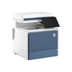 HP LaserJet Enterprise Flow MFP 5800zf - Multifunktionsdrucker - Farbe - Laser - Legal (216 x 356 mm) (Original) - A4/Legal (Medien) - bis zu 43 Seiten/Min. (Kopieren) - bis zu 43 Seiten/Min. (Drucken) - 650 Blatt - 33.6 Kbps - Gigabit LAN - USB 2.0-Host