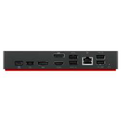 Lenovo ThinkPad USB-C Smart Dock - 10/100 - 10,100,1000 Mbit/s - Schwarz - Volle Größe - 2.0/3.2 Gen 2 (3.1 Gen 2) - 171 mm
