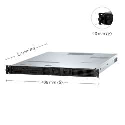 HP Z4 Rack G5, 3 GHz, Intel® Xeon® W, w3-2425, 64 GB, 1 TB, Windows 11 Pro