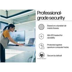 HP ZBook 8 G1i 14 Ultra 7 255H, 32 GB DDR5, 1TB SSD, 14" 2.5K 2560x1440 Anti-Glare 400nits, RTX 500 Ada, 4 GB GDDR6 dedicated, Win11 Pro, Silber, 3 Jahre Vor‑Ort Service