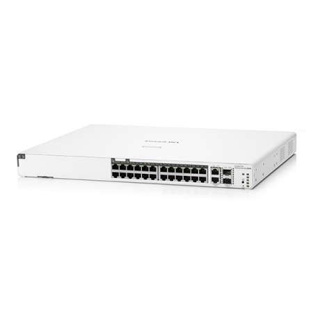 HPE Aruba Networking Aruba Instant On 1960 24G 20p Class4 4p Class6 PoE 2XGT 2SFP+ 370W, Managed, L2+, Gigabit Ethernet (10/100/1000), Power over Ethernet (PoE), Rack-Einbau, 1U HPE Renew Produkt,  Instant On 1960 24G PoE 20p der Klasse 4 4p der Klasse 6