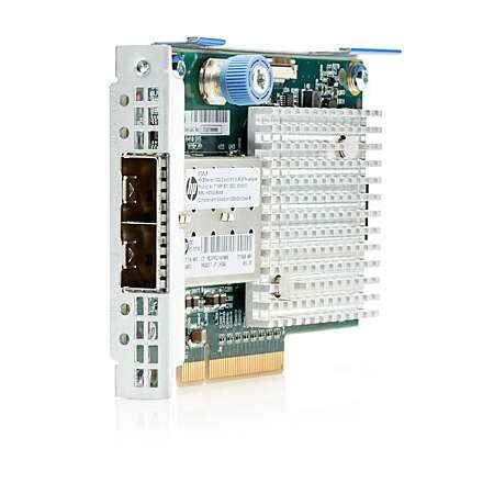 HPE Ethernet 10Gb 2-port 570FLR-SFP+ Adapter, Eingebaut, Kabelgebunden, PCI Express, Faser, 10000 Mbit/s