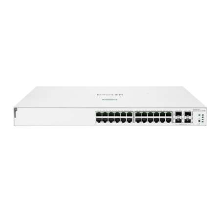 HPE Aruba Networking Instant On 1930 24G Class4 PoE 4SFP/SFP+ 370W (x5), Managed, L2/L3/L4, Gigabit Ethernet (10/100/1000), Power over Ethernet (PoE), Rack-Einbau, 1U