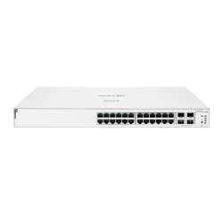 HPE Aruba Networking Instant On 1930 24G Class4 PoE 4SFP/SFP+ 370W (x5), Managed, L2/L3/L4, Gigabit Ethernet (10/100/1000), Power over Ethernet (PoE), Rack-Einbau, 1U