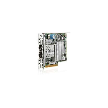 HPE FlexFabric 10Gb 2P 554FLR-SFP+, Eingebaut, Kabelgebunden, PCI Express, Ethernet, 40000 Mbit/s, Grün, Grau