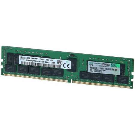 HPE 32GB (1x32GB) Dual Rank x4 DDR4-2933 CAS-21-21-21 Registered Smart Memory Kit. Komponente für: PC / Server, Speicherkapazität: 32 GB, Speicherlayout (Module x Größe): 1 x 32 GB,  DDR4, 2933 MHz, Memory  RDIMM, CAS Latenz: 21 1 Jahr Garantie